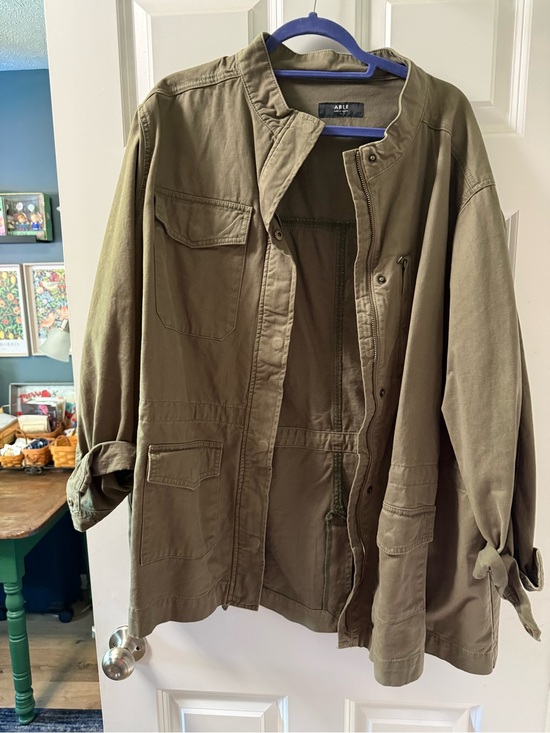 Able Jackets & Blazers - Able Olive Green Utility Jacket